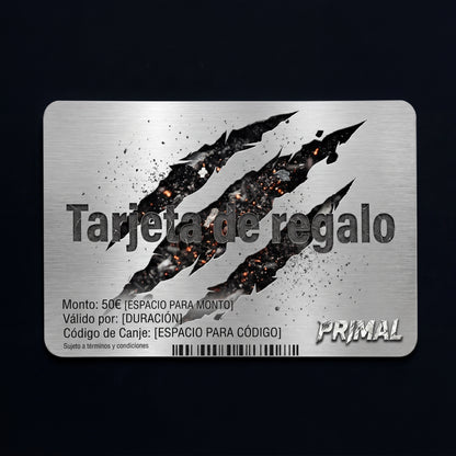 Tarjeta de Regalo PRIMAL®