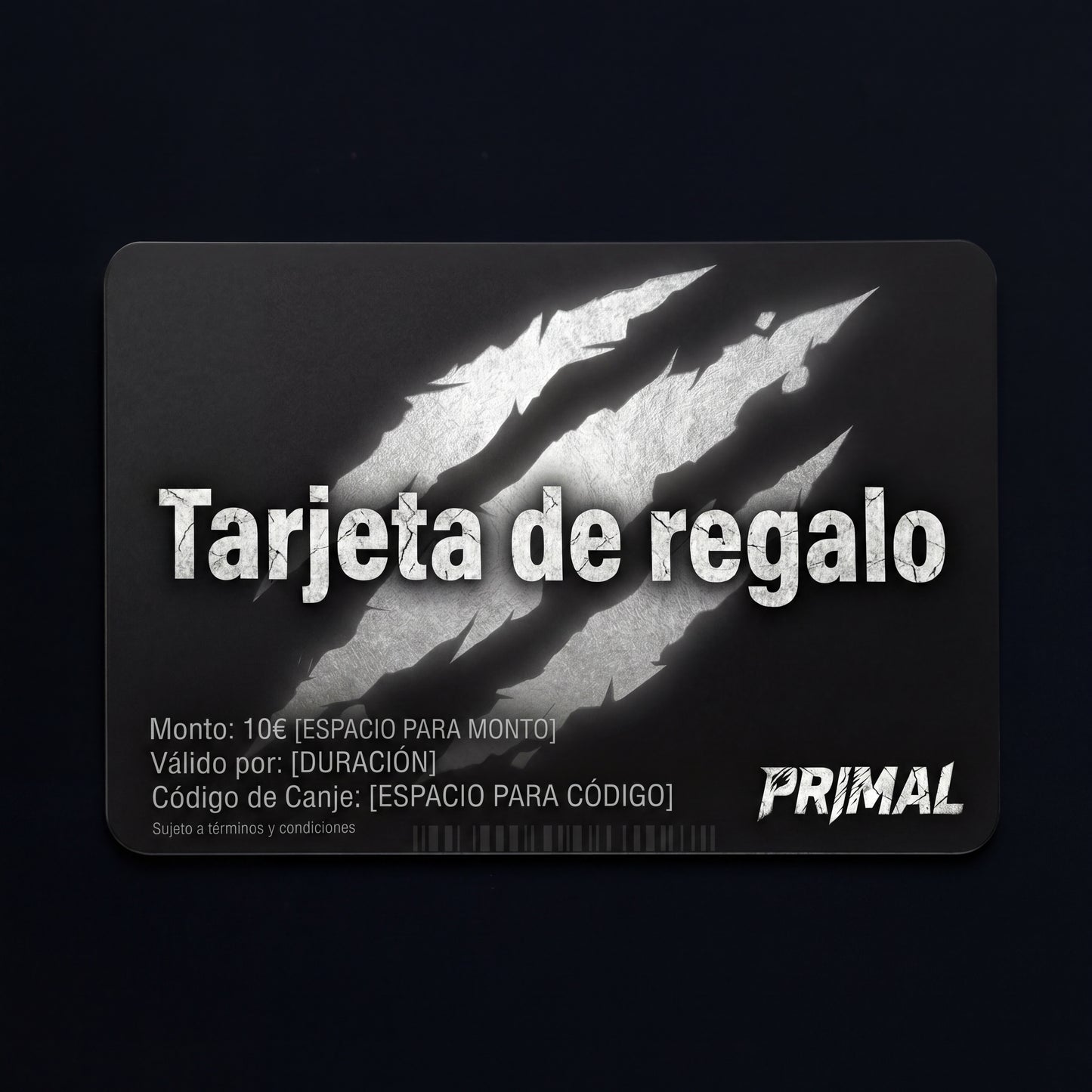 Tarjeta de Regalo PRIMAL®